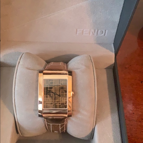 Fendi Jewelry - Authentic Fendi rose gold watch!!!